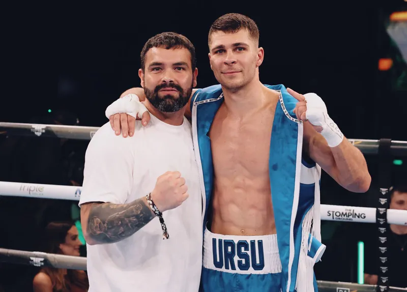 Constantin Ursu and Marlee Dann together in the ring